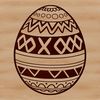 Easter Egg Design Vector A colorful Easter egg design made from vector shapes.