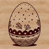 Springtime Symbol Vector Art Colorful Easter egg illustration in a vector format, suitable for digital designs and crafts.