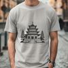 Free Vector Buddhist Temple Illustration An ornate Buddhist temple design featuring intricate details in a vector format.