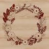 Elegant Floral Wreath SVG Image Download Vector floral wreath design created in SVG format for cutting machines and digital use.