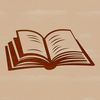 Elegant Study Companion Illustrated book icon for education and academic themes