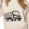 School Transportation Icon in Scalable SVG Format A vector illustration of a school bus with details that can be scaled up or down without losing quality.