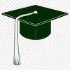 A simple illustration of a graduation cap, suitable for education-related projects.