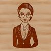 Classroom Teacher Figure A professional woman standing in front of a classroom, illustrating the role of a teacher in education.