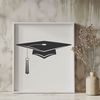 Graduation Hat Symbol Illustrated graduation cap icon for education and academic achievements.