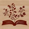 Beautiful Open Book Design A stylized illustration of an open book with floral motifs surrounding the cover.