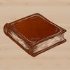 Educational SVG Clip Art A detailed illustration of a book with pages and cover, suitable for educational or decorative purposes.