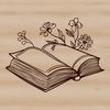 Open Book Graphics Design Illustrative vector graphics of an open book with pages, suitable for educational or design purposes.