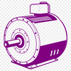 Detailed Vector Motor Diagram A diagram of an electric motor with detailed vector graphics.