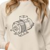 Motor Design Illustration Illustrated motor graphic with detailed vector design elements.