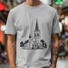 Free SVG Clip Art of a Church Stylized Design A stylized illustration of a traditional Baptist church building with a steeply pitched roof.