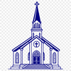 Beautiful Baptist Church Building Design SVG Baptist church building design, free vector art for printing or cutting with a laser cutter or Cricut.