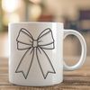A simple, colorful bow illustration suitable for various occasions like Christmas or birthday gifts.