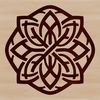 Ornate Celtic pattern design, ideal for cutting machines like Cricut and laser cutters.