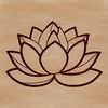 Eastern Inspiration Illustration An illustration of the lotus flower in bloom, a symbol with spiritual significance in various Eastern cultures.