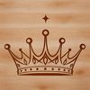 SVG illustration of a regal crown with intricate details