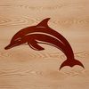 Oceanic Companion SVG A digital illustration of a marine mammal in the ocean.