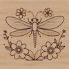 A colorful dragonfly with iridescent wings and long slender body, suitable for vector art designs.