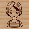 Free Vector Woman Design Download A digital illustration of a woman designed as a vector art image.