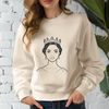 A young female royal character in a medieval-inspired setting, suitable for digital design and craft projects.