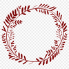 Beautiful floral design for crafting and DIY projects A digital floral wreath design for creative projects.