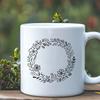 Free Vector Art Decorative Wreath A floral design featuring a decorative wreath, created using vector art.