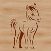 Horse Illustration in Various Styles A vector illustration of a horse in various poses and styles.
