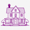 Vector Home Design Icon Illustrative house design in vector format, suitable for various digital applications.