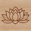 Blooming Lotus Vector Graphic A vector graphic representation of a blooming lotus flower, suitable for use in various digital applications and designs.