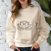 A detailed illustration of the lotus flower, a symbol in various cultures with religious significance.