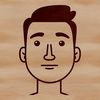 Free SVG Man Template A vector illustration of a male figure, suitable for various design applications.