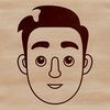 Adult Man SVG Icon A vector graphic illustration of an adult male figure in a neutral pose.