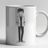 Free Male Figure SVG Clip Art Design Male figure rendered as vector art in SVG format