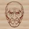 A simple illustration of an adult male figure in a neutral pose, created as a vector graphic for digital use.