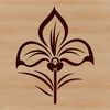 Beautiful Nature-Inspired Orchid Illustration A high-resolution vector image of a delicate orchid flower.