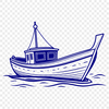 Modern Sailboat SVG Design SVG design of a modern sailboat with detailed vector lines and shapes, ideal for cutting machines and laser cutters.