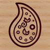 Beautiful Stylized Paisley Shape Clipart A stylized paisley shape with intricate ornate details, suitable for vector art designs.