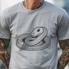Cute Reptile SVG Clip Art A detailed illustration of a snake's body, suitable for vector art design.