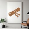 A digital scroll design for personal or commercial use, suitable for cutting machines like Cricut or laser engraving.