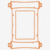 A digital illustration of a traditional graduation scroll with a blank diploma paper.
