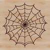 A intricate web design element made from interconnected lines and shapes.
