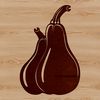 Beautiful Squash Clipart Design A high-quality vector illustration of a squash, suitable for various uses including design projects.