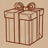 Open Box Vector Clip Art A simple, vector illustration of an open box with a lid, suitable for various uses such as gift wrapping or DIY crafting.