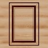 Vector graphic of a basic picture frame with clean lines and sharp edges.