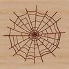 Beautiful SVG Insect Artwork A high-resolution SVG representation of a complex spider web design.