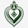 Beautiful SVG Design of the Sacred Heart A vector graphic representation of the Sacred Heart icon, suitable for digital designs.