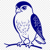 Vector Bird in Flight Illustration A detailed vector illustration of a bird in flight, perfect for cutting machines like Cricut.