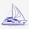 Illustrative boat vector design, suitable for cutting machine projects and graphic art.