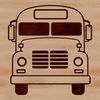 Simple SVG Bus Clip Art Design A simple bus illustration in vector format suitable for digital designs and cut-out projects.