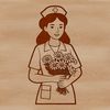 Female nurse in professional attire with stethoscope, representing the healthcare industry.